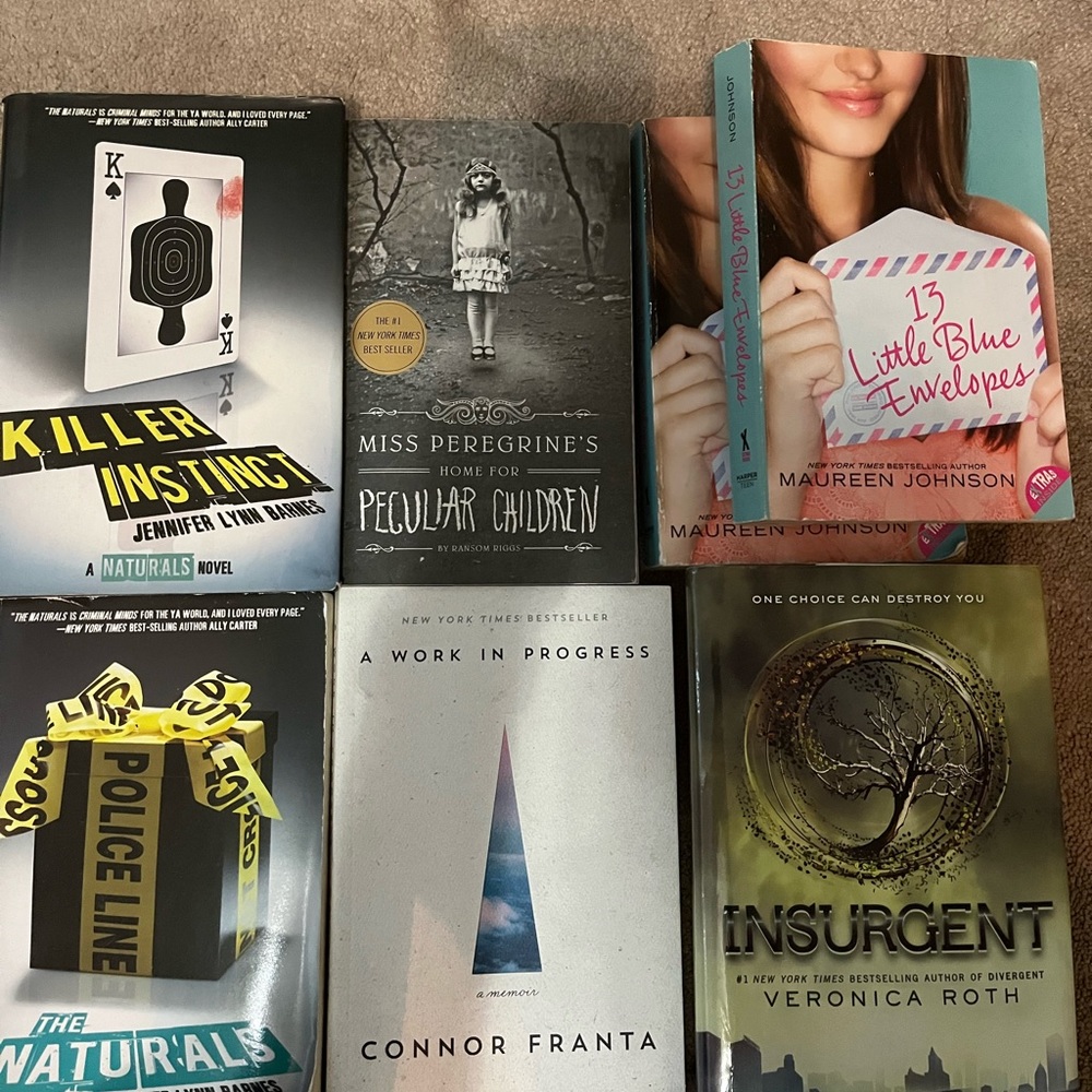 Assortment of books
